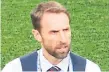  ??  ?? GARETH SOUTHGATE DT de Inglaterra