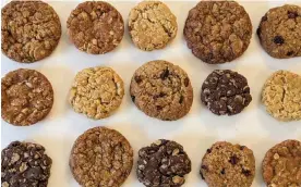  ?? ?? ‘Chocolate Anzacs? Almond Anzacs? Anzacs with sour fruits? I tried them all’: a selection of Kate Waldegrave's Anzac biscuits, baked from seven different recipes over two days