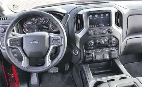  ??  ?? The interior of the LT Trail Boss impresses even with a small touch screen.