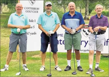  ?? ?? From left: Richard Scott, Richard Askham, Mick Scott and Colin Shaxted