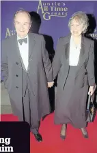  ??  ?? NIGHT OUT At awards in 1996 with wife Elaine
