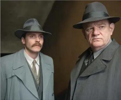  ?? , X-FILME CREATIVE POOL ?? Daniel Bruhl as Escherich and Brendan Gleeson as Otto Quangel in “Alone in Berlin.”