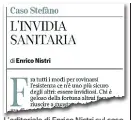  ??  ?? L’editoriale di Enrico Nistri sul caso Stefàno, sul «Corriere Fiorentino» di domenica