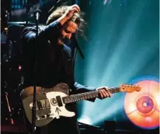  ?? — AP photos ?? Inductee Eddie Vedder from the band Pearl Jam performs at the 2017 Rock and Roll Hall of Fame induction ceremony at the Barclays Center on Friday, April 7, 2017, in New York.