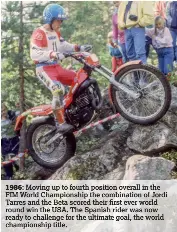 N.O.S BETA TRIAL TR 34 REPLICA BROCHURE 260 240 125 50 TECHNO ALP JORDI TARRES