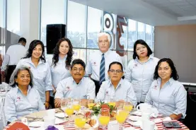  ??  ?? Miriam Martínez, Verónica Ruiz, Salvador Rangel, Patricia López, Reina Díaz, David Jiménez, Laura Banda y Janette López.