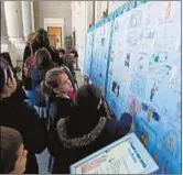  ?? Museo de la Catedral de la Almudena ?? Unos niños durante su visita al museo