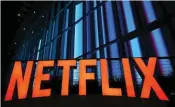  ?? (AFP) ?? In this file photo the Netflix logo is seen at the Netflix Tudum Theater in Los Angeles, California