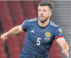  ??  ?? Scotland man Grant Hanley has had a stunning season for Norwich City