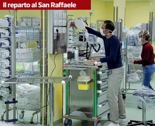  ??  ?? I progetti in campo
A sinistra, l’Hotel Michelange­lo davanti alla stazione Centrale che ospiterà le persone in quarantena. Al centro i lavori nei padiglioni del Portello e il reparto di terapia intensiva ricavato al San Raffaele