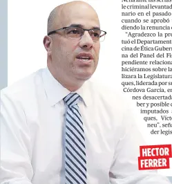  ??  ?? HECTOR FERRER