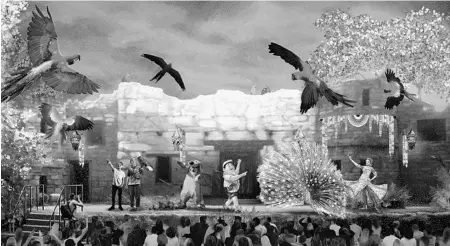  ?? WALT DISNEY CO. ?? During Animal Kingdom’s yearlong celebratio­n, the park will debut “Up! A Great Bird Adventure,” a show featuring Russell and Dug from the animated film “Up.”