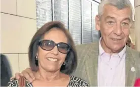 ??  ?? Mal momento. Mónica González Gaviola y José Octavio “Pilo” Bordón.