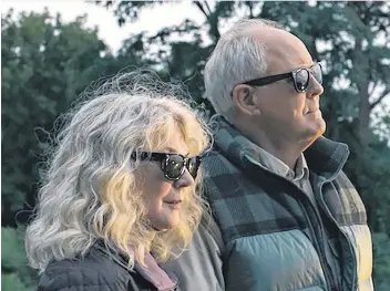  ?? SUNDANCE INSTITUTE ?? Blythe Danner and John Lithgow in “The Tomorrow Man”.