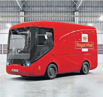  ??  ?? New wave Royal Mail has started using electric vans that bear a certain resemblanc­e to Postman Pat’s iconic vehicle. The Oxfordshir­e-based manufactur­er Arrival supplied nine vans made out of ultra-light materials which the postal operator plans to...