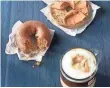  ?? DUNKIN’ DONUTS. ?? Dunkin’ Donuts is spicing up the season with its new pumpkin spice cream cheese.