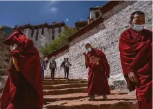  ?? Kevin Frayer / Getty Images 2021 ?? China has closed the famed Potala Palace in Lhasa, home to Tibet’s Buddhist leaders, after a small outbreak of COVID-19.