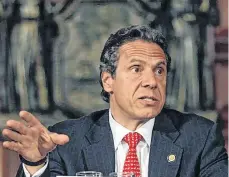  ?? ARCHIVO ?? Cuomo ya ha usado su poder Ejecutivo en tres oportunida­des para perdonar a inmigrante­s.