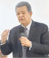  ?? F. E. ?? Leonel Fernández, candidato presidenci­al del partido Fuerza del Pueblo (FP).