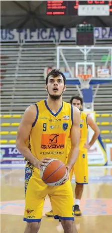  ?? FOTO/SCAFATI BASKET/FERRARA ?? Mattia Palumbo, 20 anni, play-guardia di Scafati