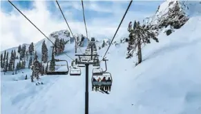  ?? — adam derewecki/pixabay ?? some european countries may reduce the use of gondolas and chairlifts at popular ski resort areas in winter.