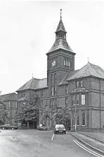  ?? ?? Coney Hill Hospital in the 1970s