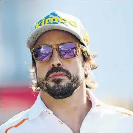  ?? FOTO: GETTY ?? Fernando Alonso no piensa, de momento, en dejar la Fórmula 1