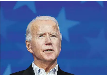  ??  ?? Die Auszählung in Pennsylvan­ia brachte das seit Tagen erwartete Ergebnis: Joe Biden wird 46. Präsident der Vereinigte­n Staaten