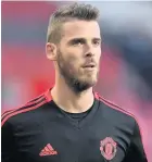  ??  ?? David de Gea is staying at United