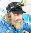  ?? PHOTO: SUPPLIED ?? A joyful Fedor Konyukhov on his arrival at Cape Horn.