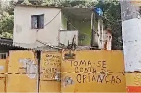  ?? FOTO ENVIADA AO ZAP ZAP DO MEIA ?? A casa da família, onde aconteceu a tragédia, em Belford Roxo