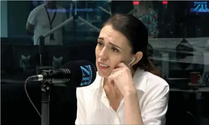  ?? Photograph: Newstalk ZB ?? Newstalk ZB host Mike Hosking, who supports the opposition National party, claims that Jacinda Ardern is ‘over being held to account’