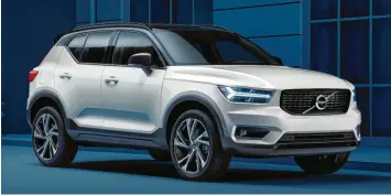  ?? Fotos: Volvo ?? Das Designerst­ück unter den kompakten SUVs: der Volvo XC40.