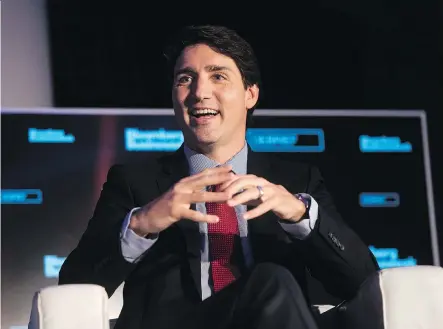  ?? THE CANADIAN PRESS ?? Prime Minister Justin Trudeau put himself in a position where there was no turning back on the project, writes Deborah Yedlin.