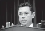  ?? AP/MOLLY RILEY ?? House Oversight and Government Reform Committee Chairman Rep. Jason Chaffetz, R-Utah, questions a witness Sept. 13 on Capitol Hill in Washington during the committee’s hearing on “Examining Preservati­on of State Department Records.”