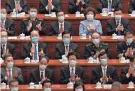  ?? ?? China’s National People’s Congress cemented Xi’s dominance by endorsing the appointmen­t of his loyalists as premier and other government leaders in a once-a-decade change. Xi has awarded himself a third term.