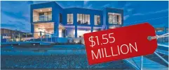  ??  ?? TRUE BLUE: 1 Apollo Quay Trinity Park. $1.55 MILLION