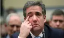  ?? Photograph: Jonathan Ernst/Reuters ?? Michael Cohen listens during a hearing on Capitol Hill in February 2019. The interview comes amid a long-running grand jury investigat­ion into Trump’s business dealings.