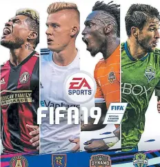  ??  ?? SELECTO. Alberth Elis está en la portada del FIFA 2019 para Estados Unidos. Hoy Juega con el Houston Dynamo ante los Terremotos de San José.