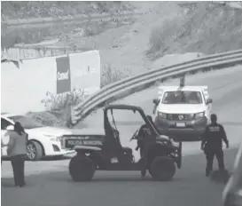  ?? FRANCISCO VILLEDA ?? En tanto, en Tepeji se reportó un percance carretero.