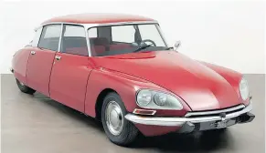  ?? — MOMA ?? The 1973 Citroën DS 23 was added to MoMA’s collection.