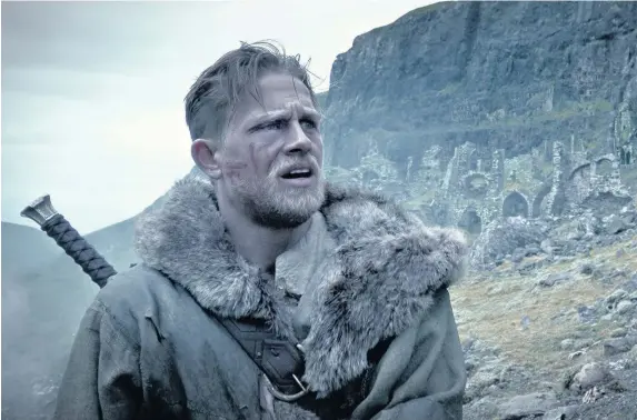  ??  ?? > Charlie Hunnam stars as Arthur in the new film which has failed to make the impact it was hoped. Will the Tory election campaign fare any better?