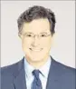  ?? Jeffrey R. Staab CBS ?? STEPHEN COLBERT will host a live Election Night special, Tuesday on Showtime.
