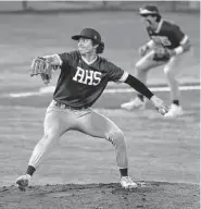  ?? Kin Man Hui / Staff photograph­er ?? Pitcher Britton Moore and Reagan, ranked No. 8 in the state, start the playoffs with a best-of-three, first-round series against East Central.