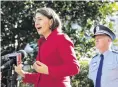  ?? PHOTOS: GETTY IMAGES ?? NSW Premier Gladys Berejiklia­n announces the NSWVictori­a border will close at 11.59pm (NSW time) tonight. At left, a medical a profession­al performs Covid19 testing at the Flemington Towers Government Housing complex in Melbourne yesterday. Below: Food is delivered to the Flemington Towers Government Housing complex yesterday.