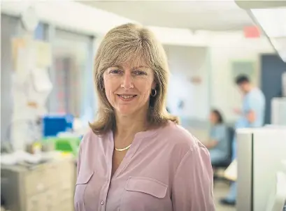  ?? SUNNYBROOK HEALTH SCIENCES CENTRE ?? Karen Smith, patient care manager at the Ross Tilley Burn Centre — Sunnybrook Hospital, has been in the field for 34 years.