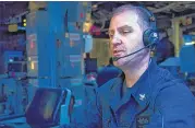  ??  ?? Fire Controlman 2nd Class Scott Rogers of Lawrencevi­lle is serving aboard Arleigh Burke-class guided-missile destroyer USS Sterett.