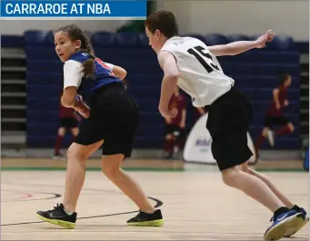  ??  ?? Action from Naomh Eanna, Carraroe, and St. Killian’s NS, Mullagh, Co. Cavan during the Basketball Ireland Jr NBA Festival of Basketball at the National Basketball Arena in Tallaght. Pic: David Fitzgerald/Sportsfile.