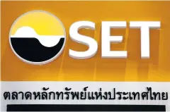  ?? PATIPAT JANTHONG ?? The Stock Exchange of Thailand logo at Money Expo 2019. Market cap from initial public offerings is likely to exceed previous forecasts.