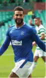  ?? (Reuters) ?? Rangers’ Connor Goldson celebrates after scoring against Celtic in Glasgow.